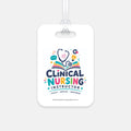 Clinical Nursing Instructor Luggage Tag, Rectangle Travel Tag, Nurse Instructor Gift, Nursing Teacher Appreciation