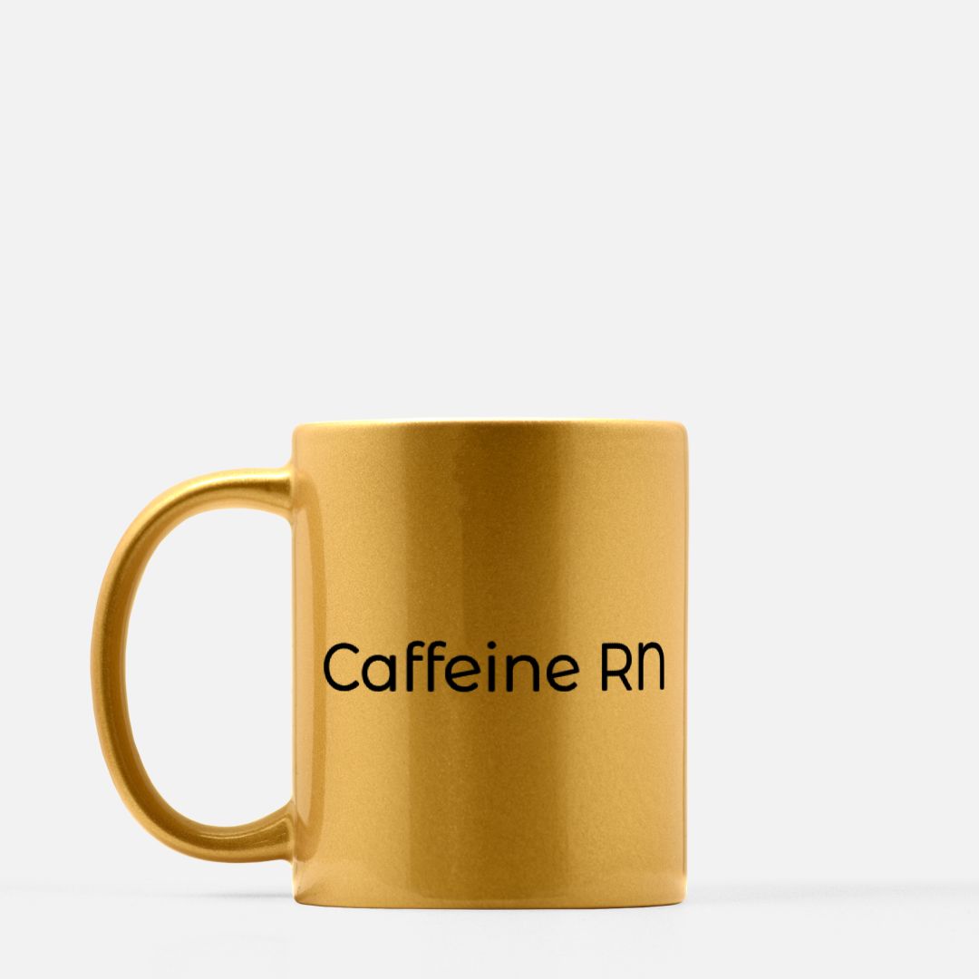 Nursing Student Gift Mug – Caffeine RN – Funny Nurse Mug – Future RN Coffee Cup – Nursing School Gift