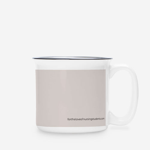 Ceramic Camp Mug 13oz White – “I Make a Difference” Inspirational Coffee Mug, Teacher Gift, Nurse Appreciation, Positive Quote Mug